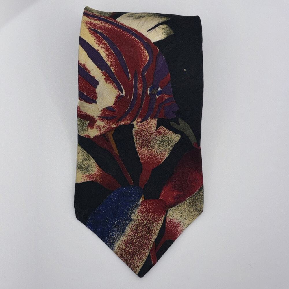 Je Suis Men’s Vintage Tie 100% Silk Abstract